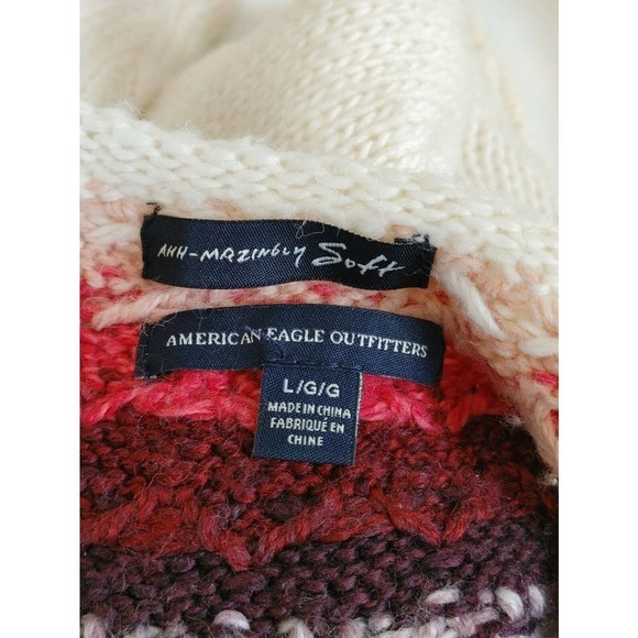 Multicolor Chevron Women's Sweater - Picture 5 of 6